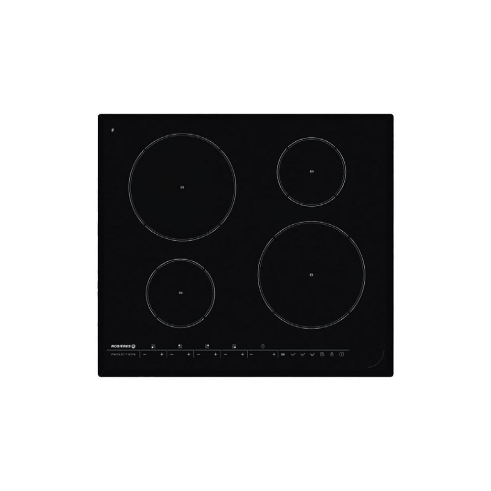 Plaque de Cuisson Encastrable ROSEIERS 4FEUX / 60CM / RPI430 / NOIR