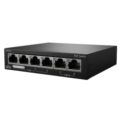 Switch Uniview 6 PORT10/100 AVEC 4 PORT PoE ET 2 PorT LINK