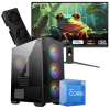 Setup Gamer Special Pc de Bureau Gaming / i5-12400F / RX 9060 8G / 16 Go Avec Écran Gaming Redragon 24.5" Full HD IPS / 240 Hz
