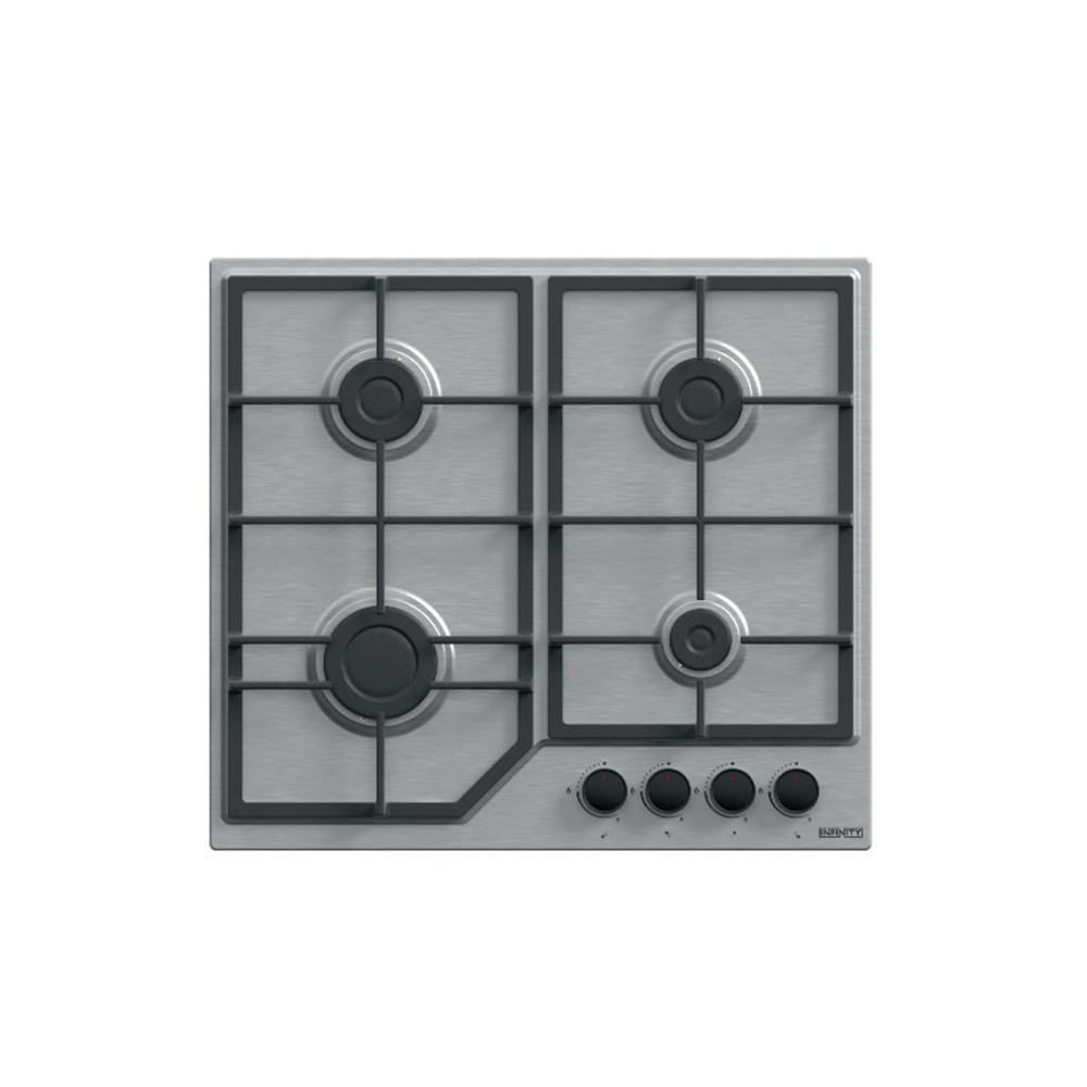 PLAQUE DE CUISSON INFINITY 4F / 60CM / H652X / INOX