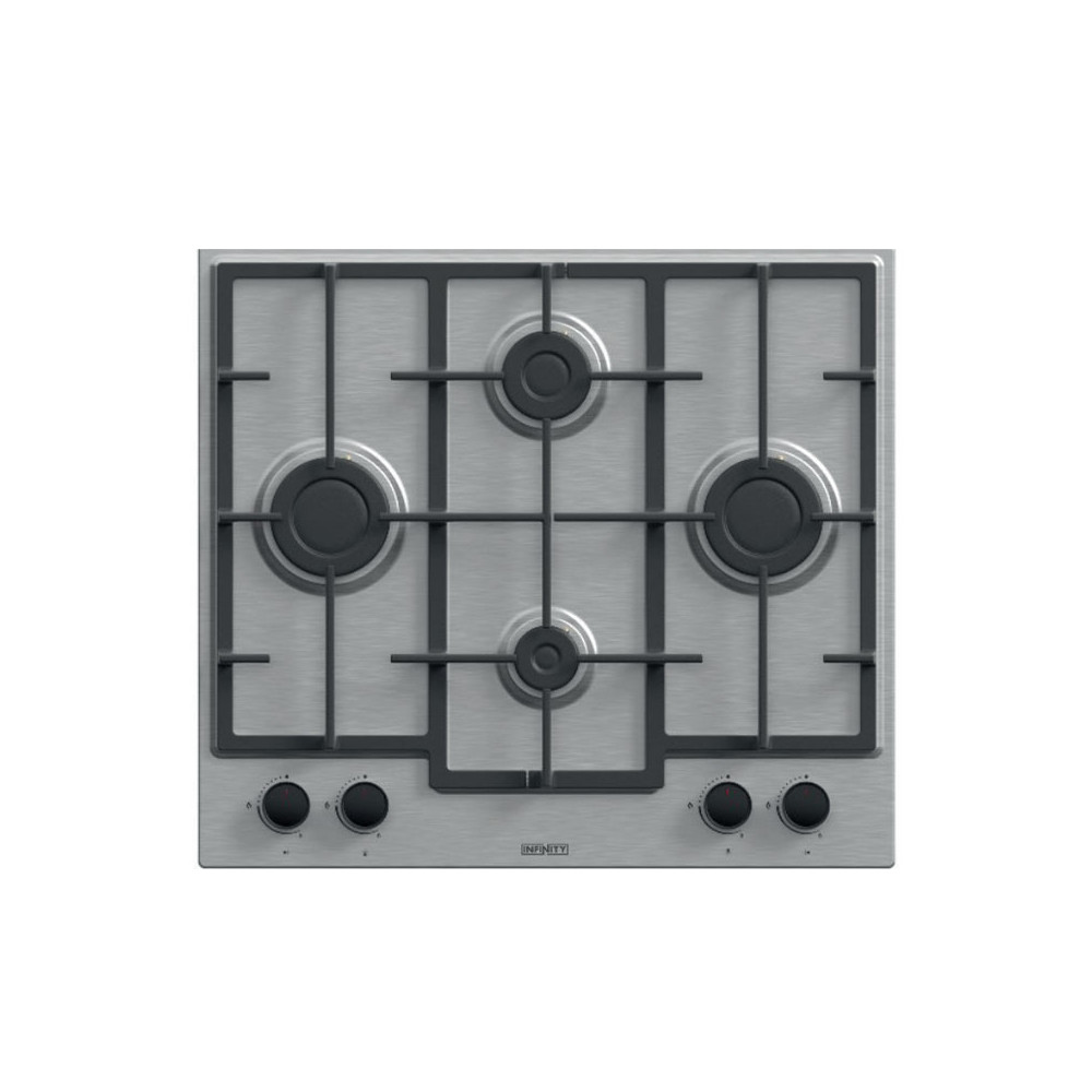 PLAQUE DE CUISSON INFINITY 4Feux 60CM / H656X / INOX