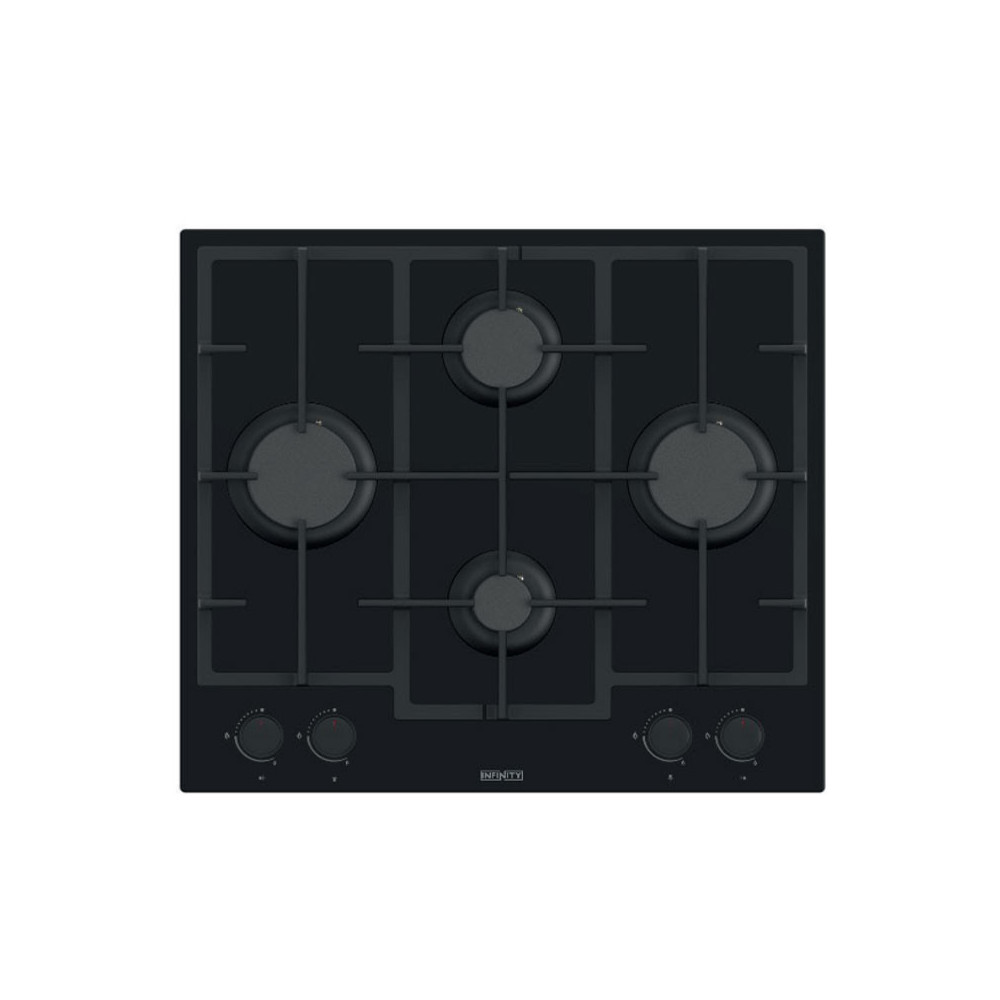 PLAQUE DE CUISSON INFINITY 4 Feux 60CM / H656B / NOIR