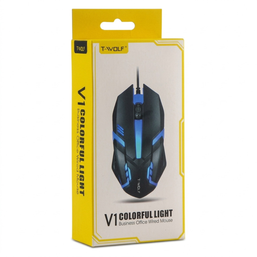 Souris Gamer Filaire T-WOLF V1 / Noir