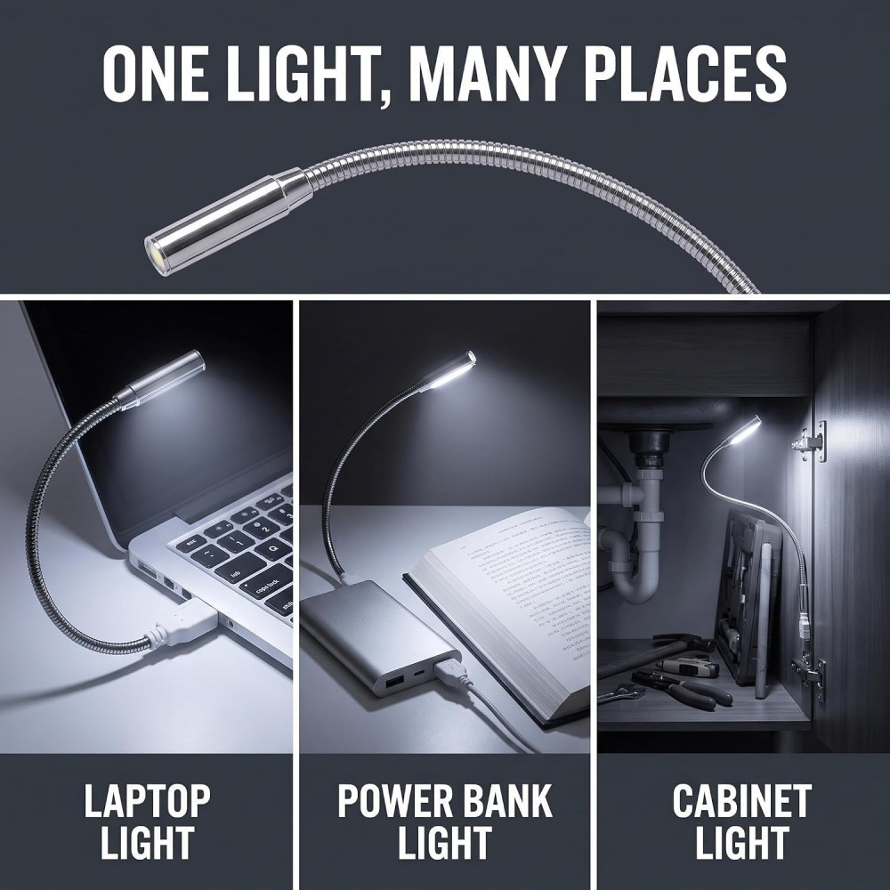 LAMPE LED FLEXIBLE METAL