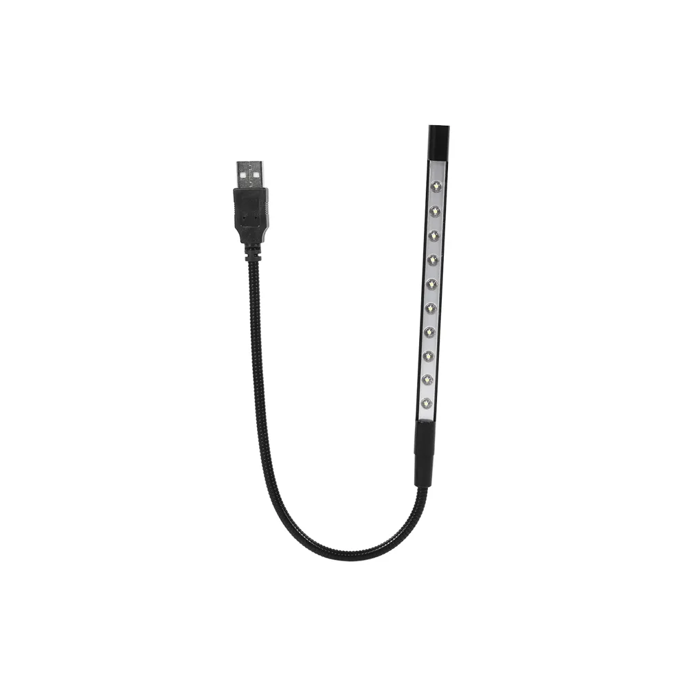 LAMPE 10 LED FLEXIBLE METAL (COULEUR ALEATOIRE)