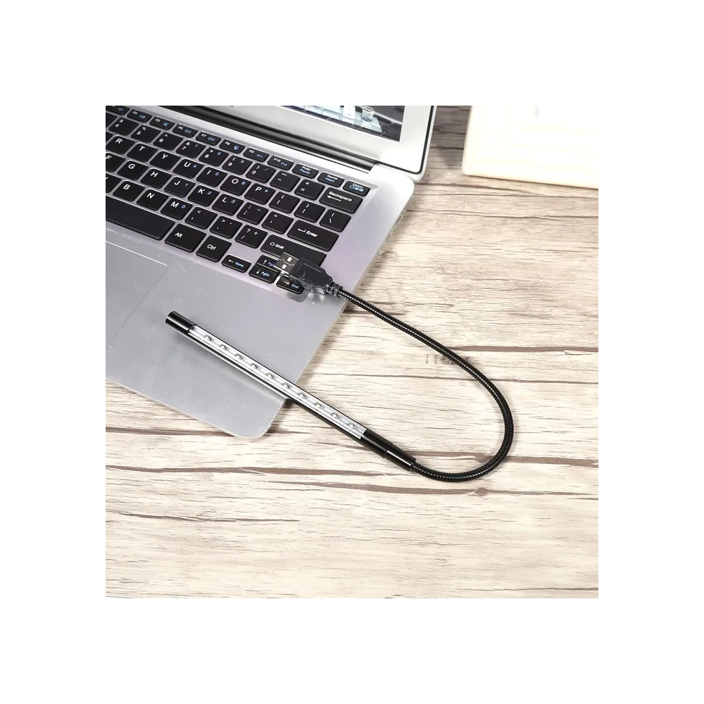 LAMPE 10 LED FLEXIBLE METAL (COULEUR ALEATOIRE)