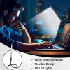 LAMPE 10 LED FLEXIBLE METAL (COULEUR ALEATOIRE)