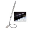 LAMPE 10 LED FLEXIBLE METAL (COULEUR ALEATOIRE)