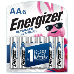 6 Piles ENERGIZER Ultimate Lithium AA 1.5V