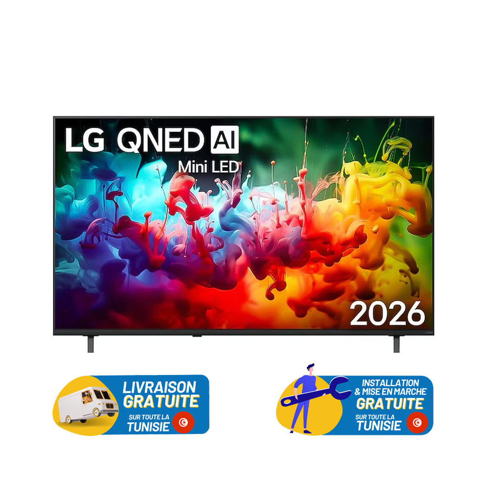 TELEVISEUR LG 65''  QNED 4k Mini Led Smart Tv