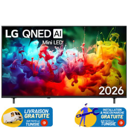 TV LG 55" smart  4K QNED Mini LED NOIR
