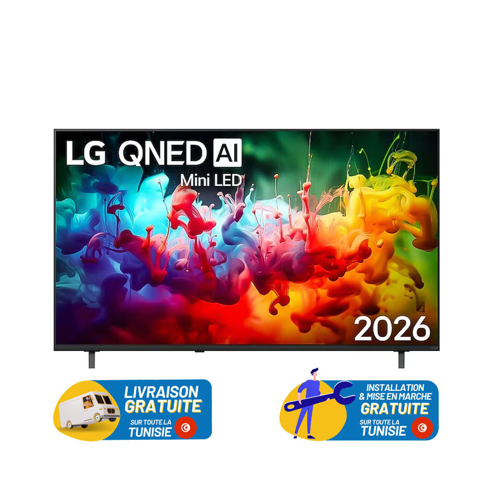 TV LG 55" smart  4K QNED Mini LED NOIR