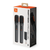 Deux microphones sans fil JBL PartyBox Wireless / Noir