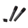 Deux microphones sans fil JBL PartyBox Wireless / Noir