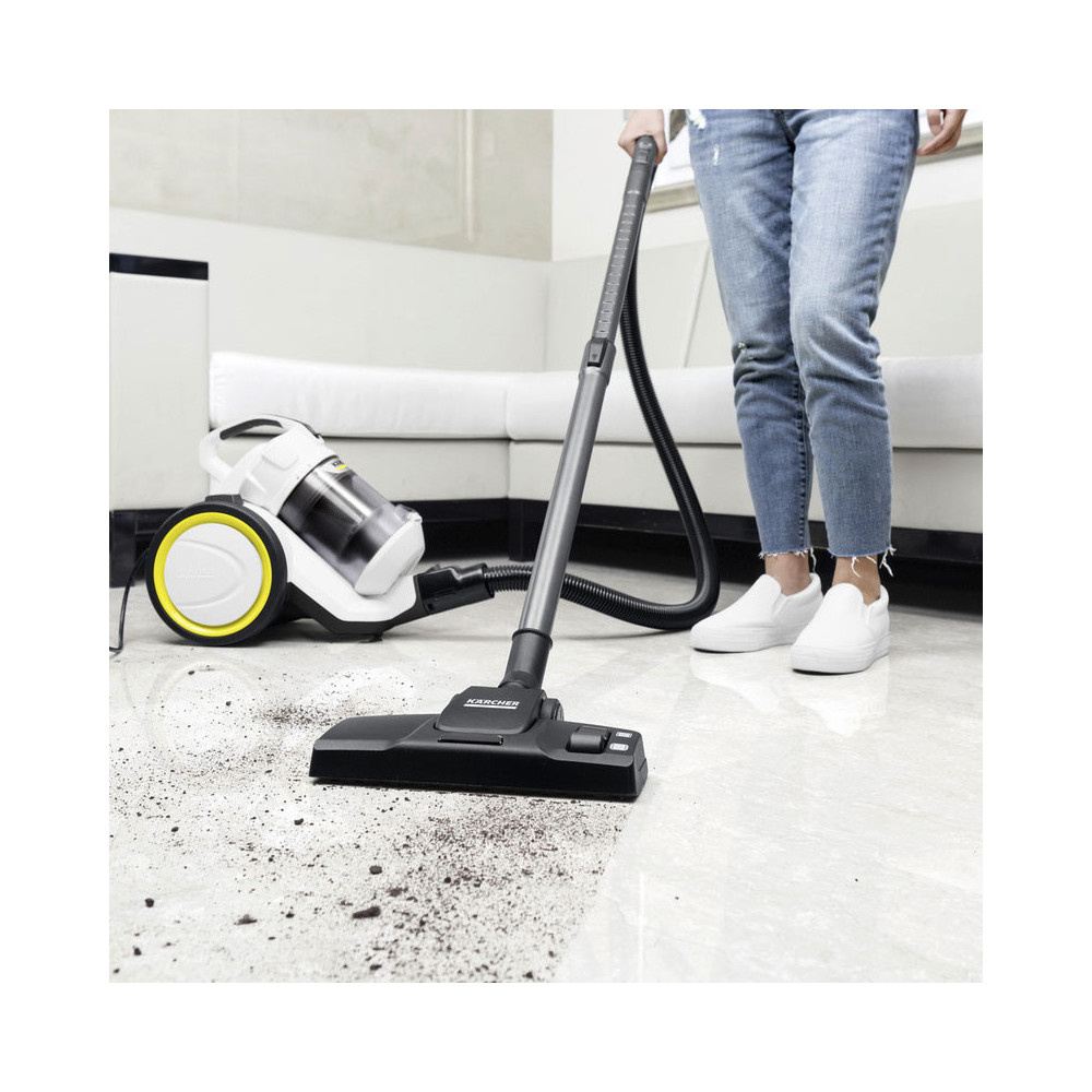 Aspirateur Sans Sac KÄRCHER VC 3 Multicyclone /  Noir et Blanc