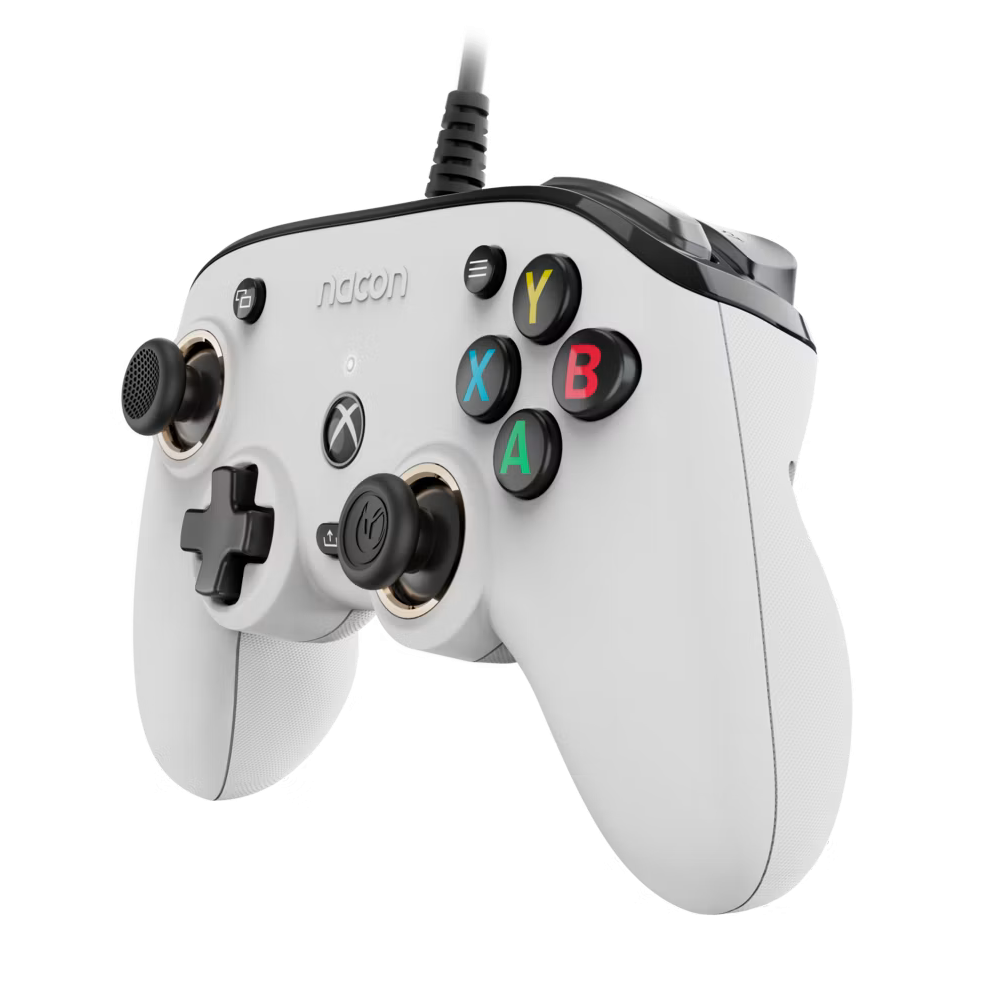 Manette de Jeu Filaire Pro Compact NACON pour Xbox | PC / Blanc