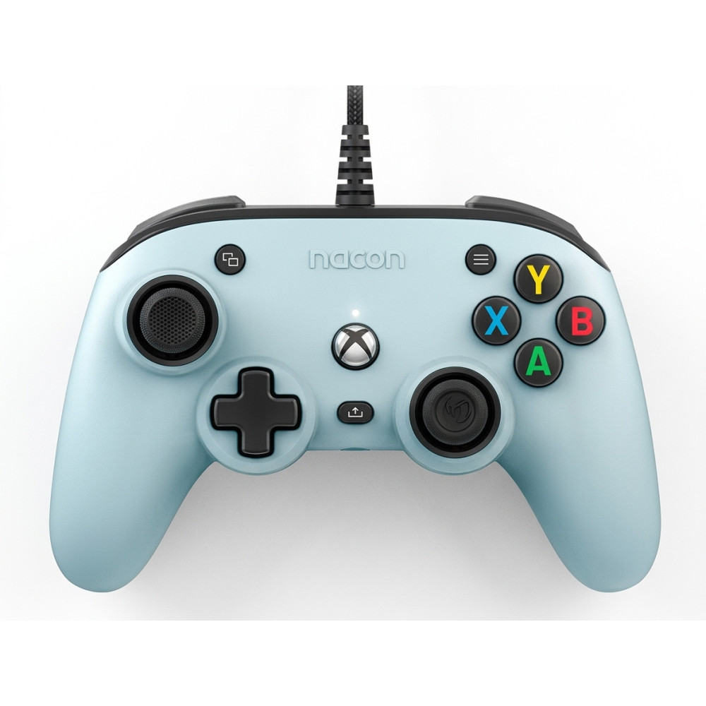 Manette de Jeu Filaire Pro Compact NACON pour Xbox | PC / Bleu Pastel