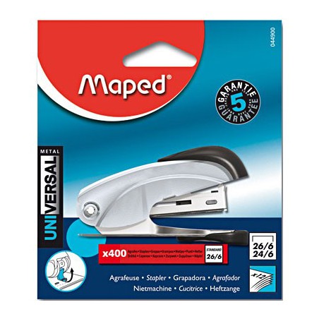 Maped - Agrafeuse Universal Metal mini + 400 agrafes