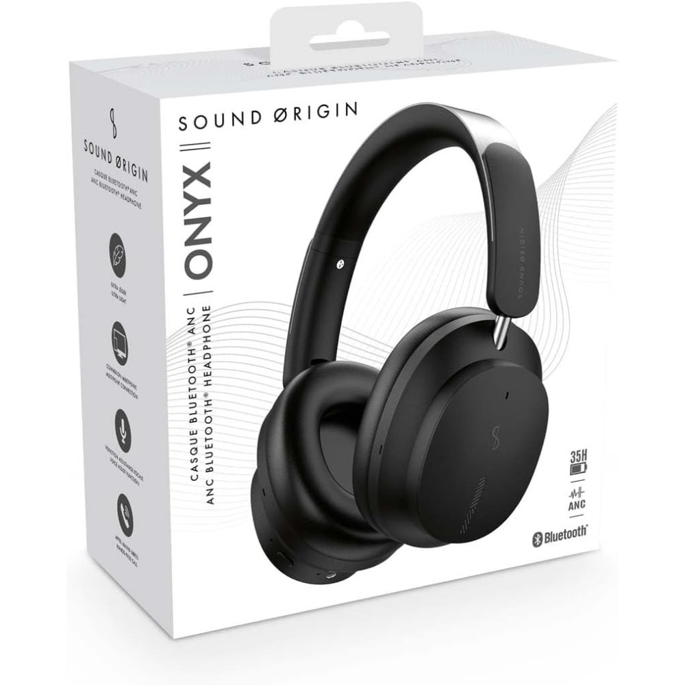 Casque Audio Sans fil Sound Origin / ANC ONYX / Noir