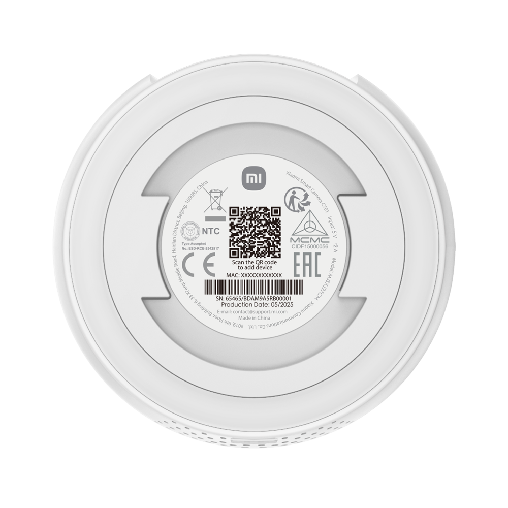 Caméra de Surveillance Interne Xiaomi C701 / Blanc