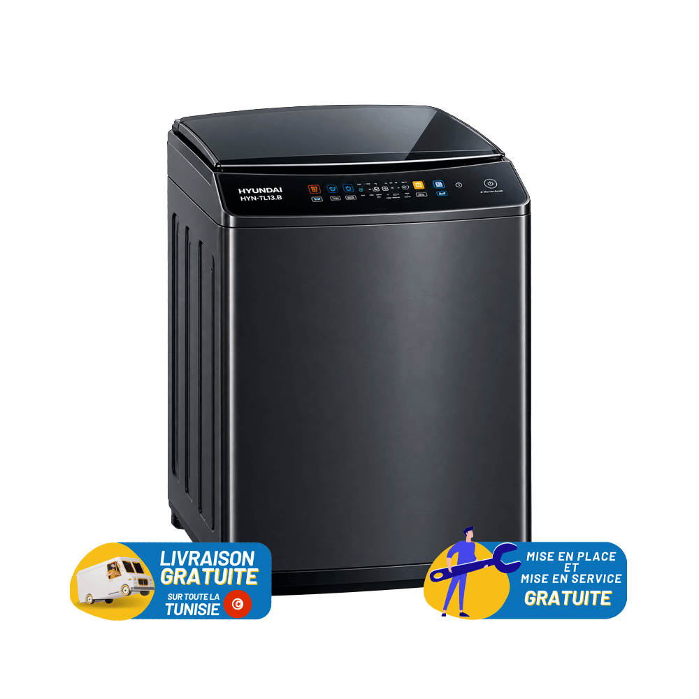 LAVE LINGE HYUNDAI Top 13KG / HYN-TL13-B / NOIR