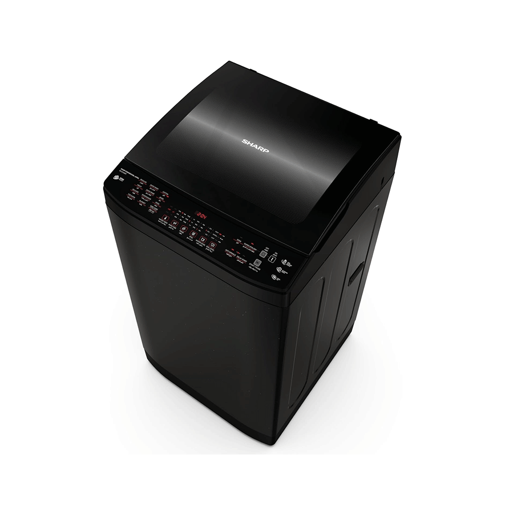 Machine à laver SHARP TOP 13KG Inverter / ES-TD13GBKP / Noir