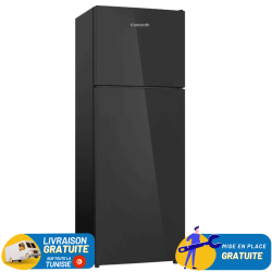 Réfrigérateur CONCORDE  Double Portes DeFrost 460 Litres / VTH20-46B / Noir