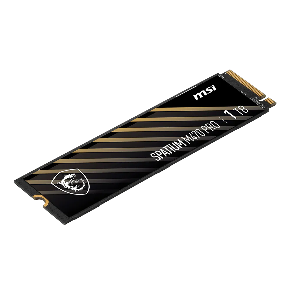 Disque Dur Interne MSI SPATIUM M470 1To SSD PCIe 4.0 NVMe M.2