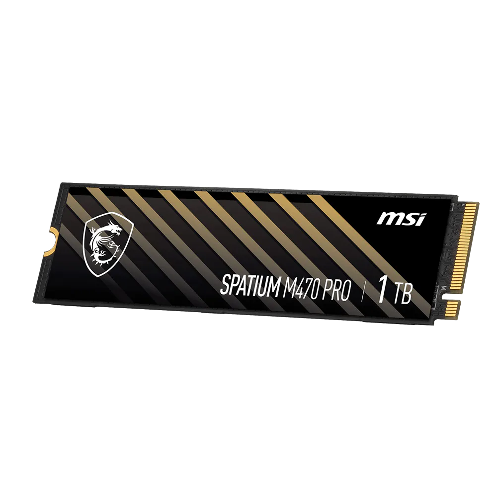 Disque Dur Interne MSI SPATIUM M470 1To SSD PCIe 4.0 NVMe M.2