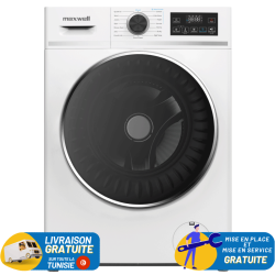 Lave Linge MAXWELL 12Kg INVERTER / MAX-WMFL1214WNN-IV / Blanc