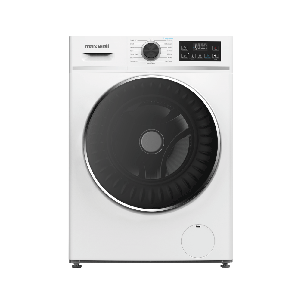 Lave Linge MAXWELL 12Kg INVERTER / MAX-WMFL1214WNN-IV / Blanc