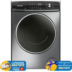 Lave Linge MAXWELL 12Kg INVERTER / MAX-WMFL1214DSD-IV / Dark Silver