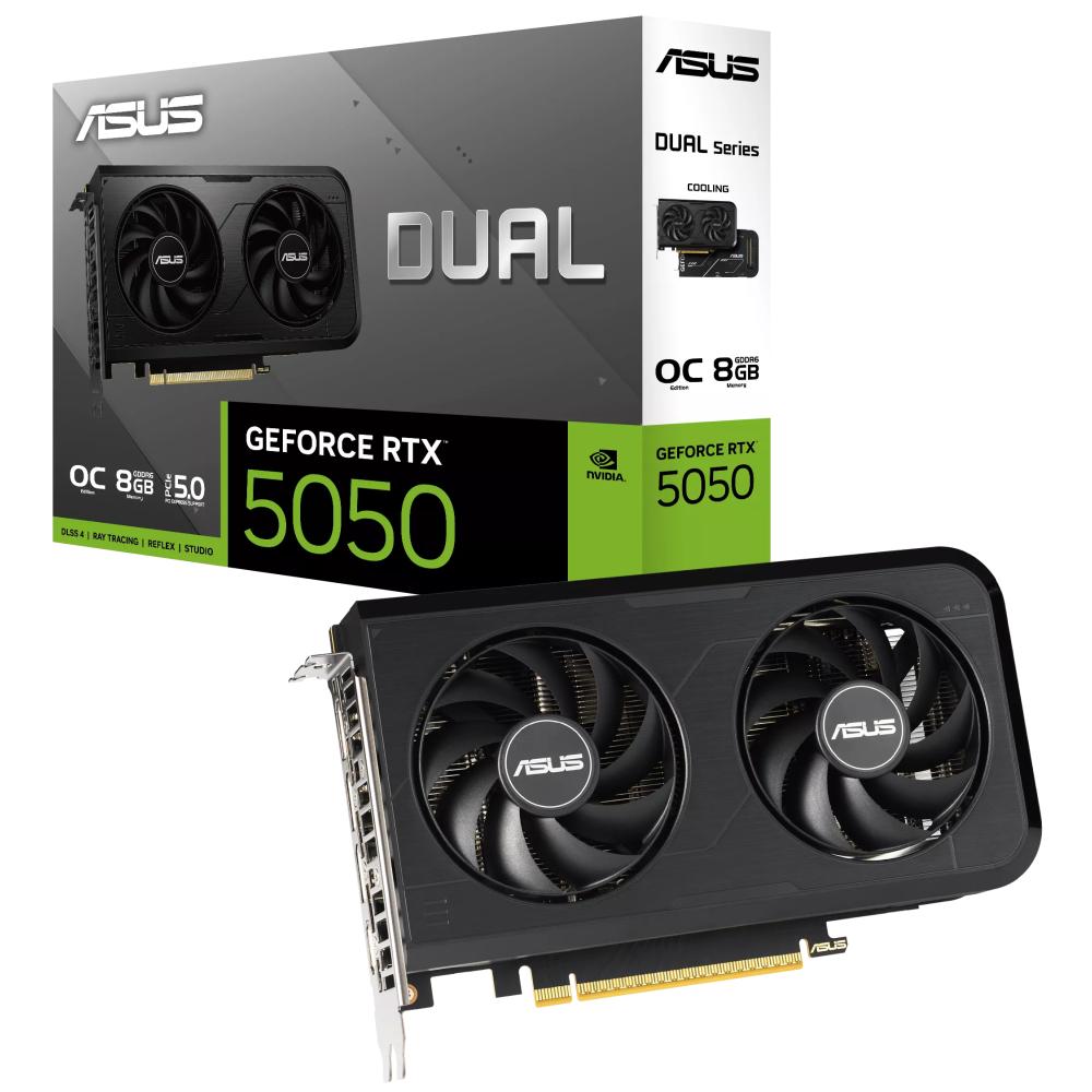 Carte graphique ASUS Dual GeForce RTX 5050 / 8 Go GDDR6