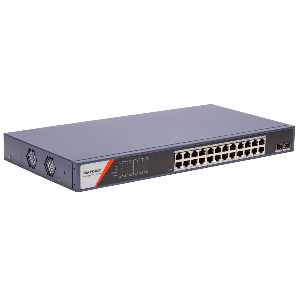 Switch HIKVISION DS-3E1526P-SI24P2F 24 POE 370W 2 SFP 1G