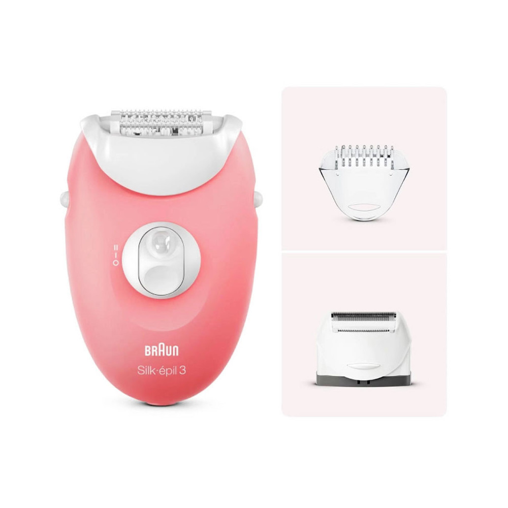 Épilateur BRAUN Silk épil 3 / SE3-277 / Rose