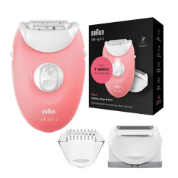 Épilateur BRAUN Silk épil 3 / SE3-277 / Rose