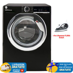 Lave linge Hoover H-WASH 300 LITE 10.5 KG Smart / 1400 trs / Noir