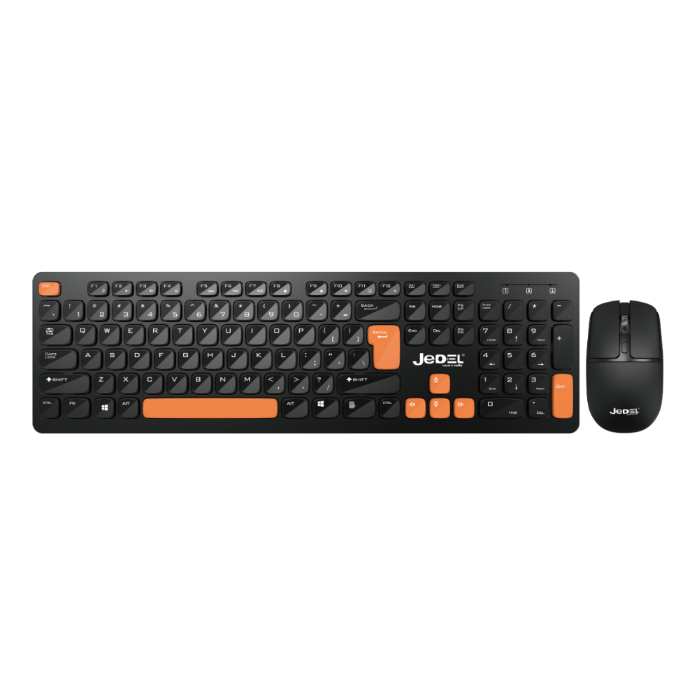 Ensemble Clavier Souris Jedel  Sans Fil WS750 / Noir