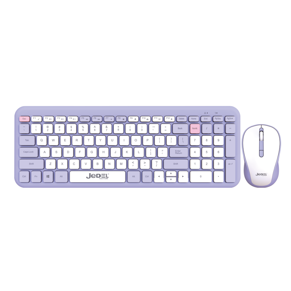 Ensemble Clavier Souris Jedel  Sans Fil WS739 / Violet