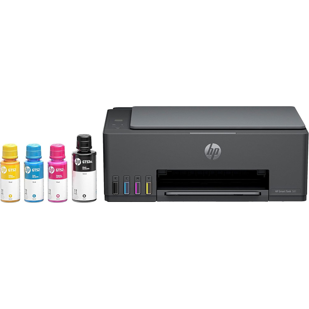 Pack Rentrée Scolaire: PC Portable HP i3 + Imprimante HP Smart Tank 581 + Support PC + Souris HP sans fil + Rame Papier