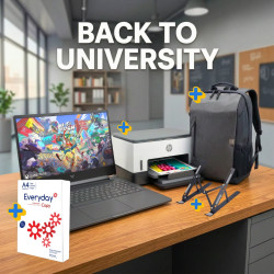 Pack Back to University : PC Portable Gamer HP Victus Ryzen 5 + RTX 2050 | Imprimante Recto-Verso HP Smart Tank 670 + Sac à dos HP + Support PC