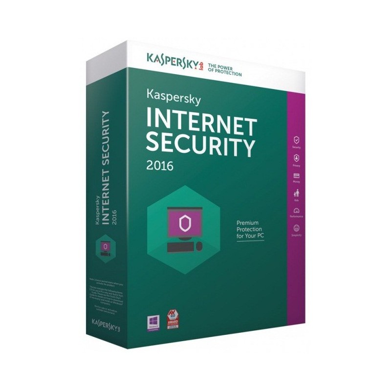 Kaspersky Internet Security 2016 - 1 an / 1 Pc