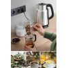 BOUILLOIRE SANS FIL KIWI 2.2 Litres / KK-3334 / INOX