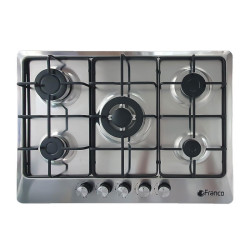 Plaque de Cuisson Encastrable FRANCO 5 FEUX / 70350-I / INOX