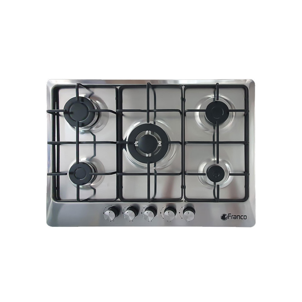 Plaque de Cuisson Encastrable FRANCO 5 FEUX / 70350-I / INOX