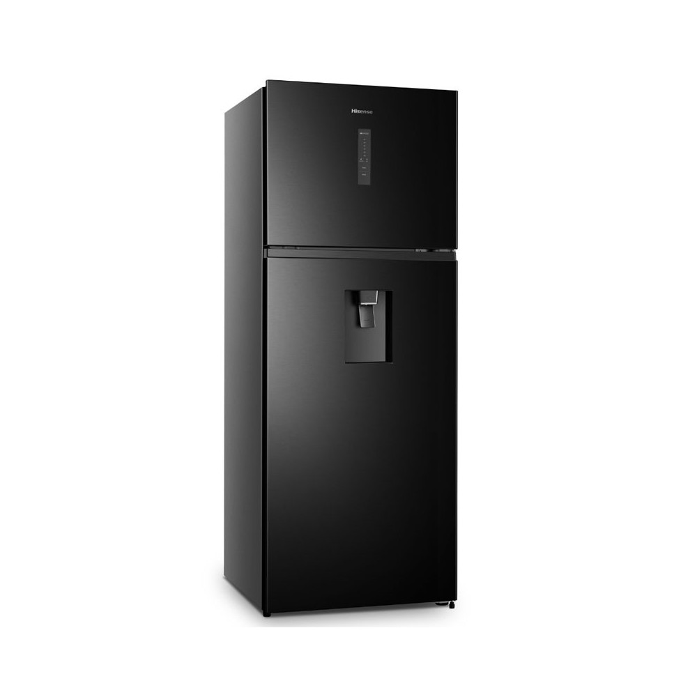 Réfrigérateur HISENSE INVERTER Double Portes 470Litres NoFrost / RT3N461NMF1 / Noir Premium avec Afficheur et Distributeur d'eau