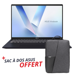 Pc Portable ASUS Vivobook 16 X1607AA / Ultra 5 325 / 16 Go / 1 To SSD / Windows 11 / Bleu Avec Sac à Dos Asus Offert