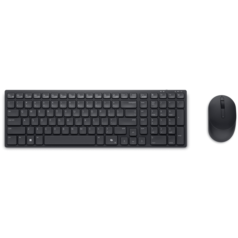 Ensemble Clavier et souris sans fil Dell Pro KM555 / AZERTY / Noir