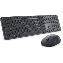 Ensemble Clavier ultra-fin et souris sans fil Dell Pro 7 / KM726 / AZERTY / Noir