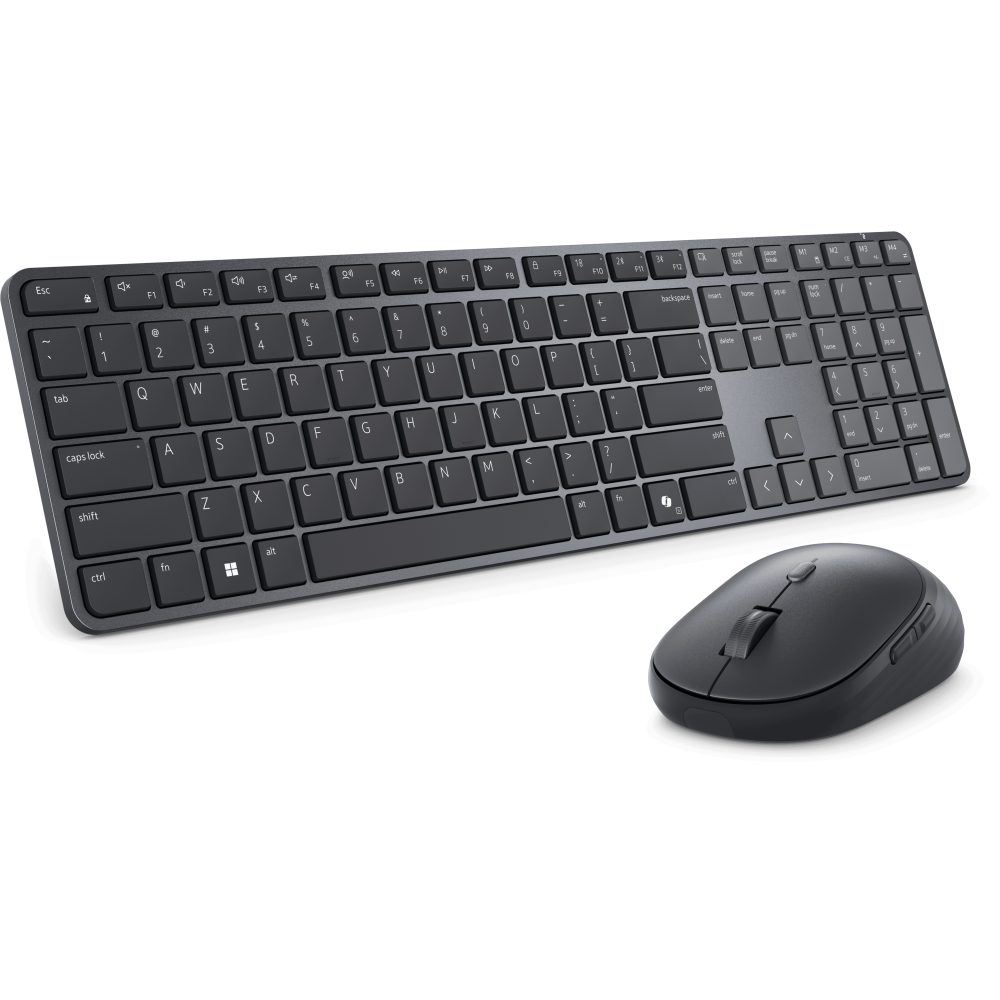 Ensemble Clavier ultra-fin et souris sans fil Dell Pro 7 / KM726 / AZERTY / Noir
